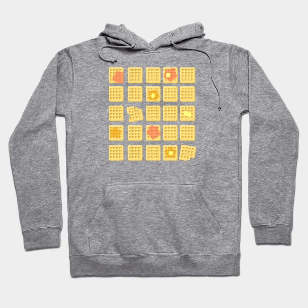 Waffles waffles waffles! Hoodie by Anna.Moore.Art